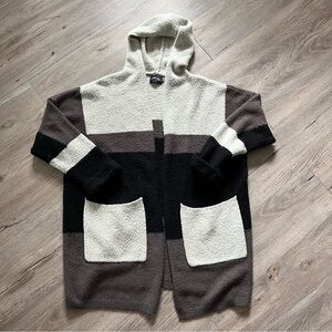 🔥SALE - any 4/$20. C’est Moi Oversized Hooded Fuzzy Cardigan